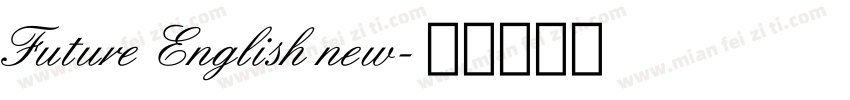 Future English new字体转换